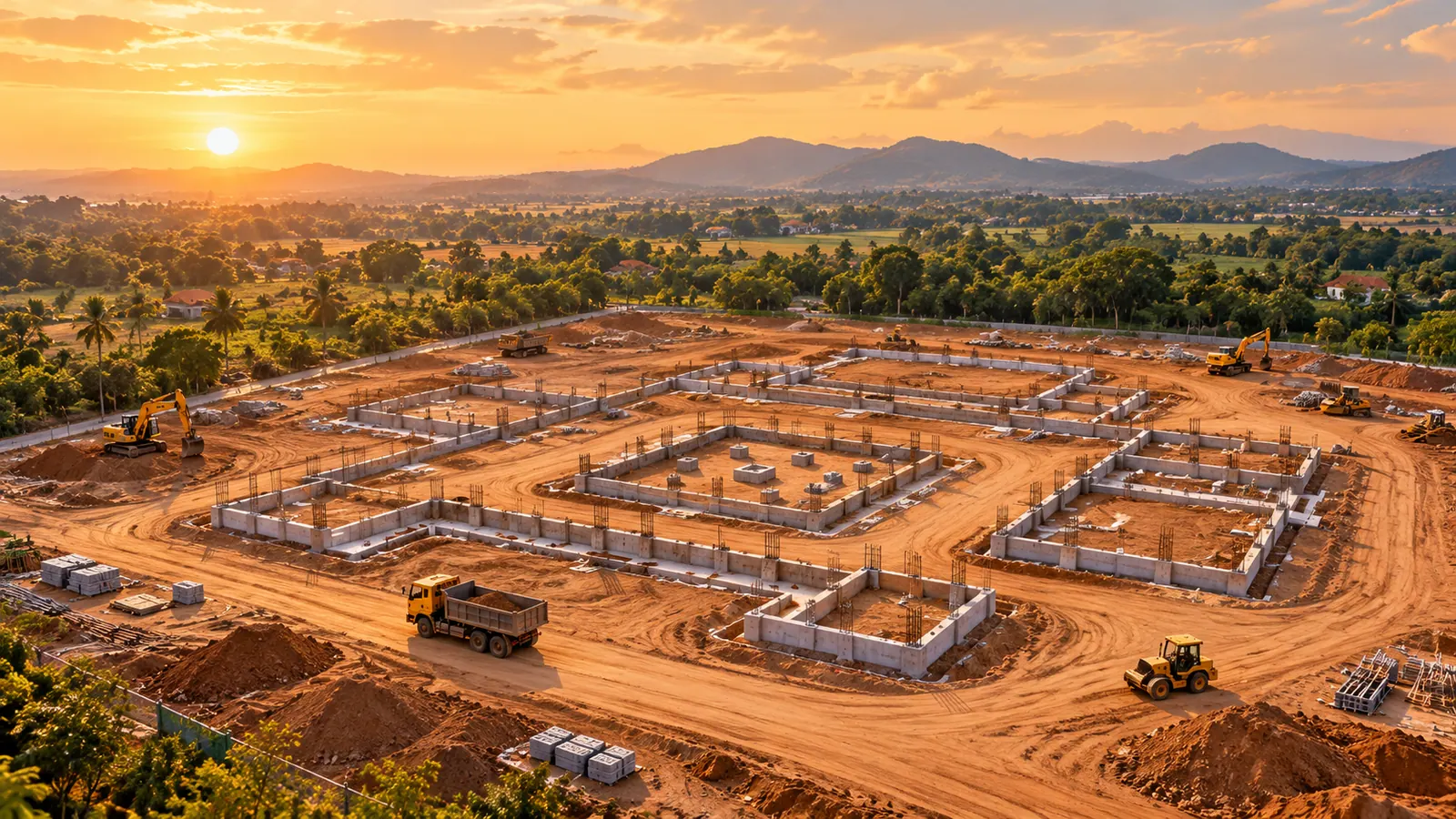 Temple project land and site